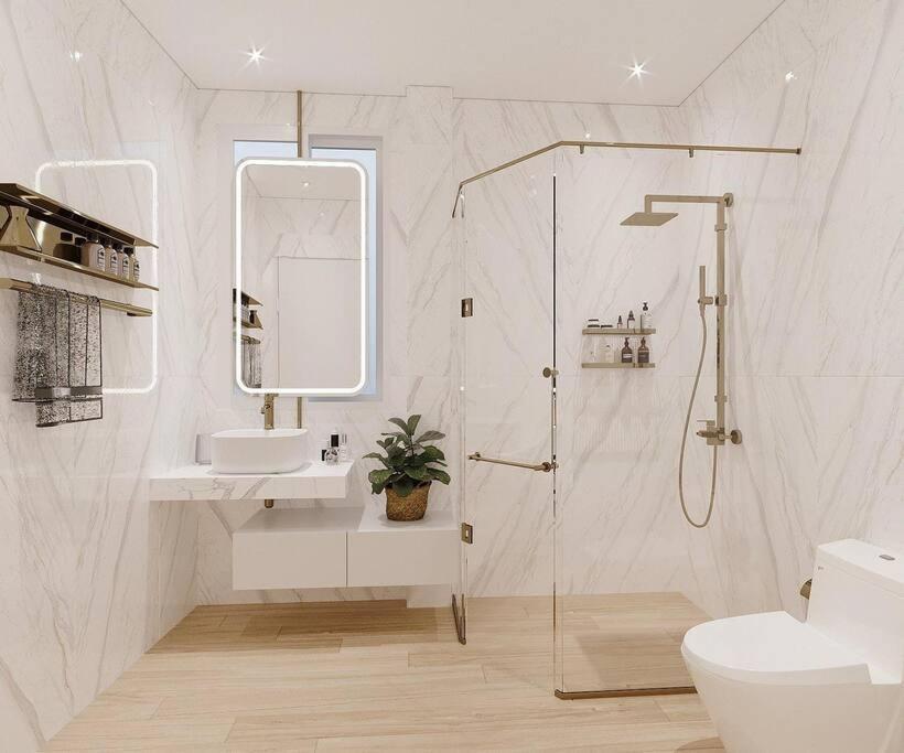 Biệt thự Brandnew Jacuzzi, Chill Rooftop, Ocean View *